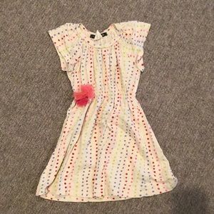 Morgan&Milo Girls Dotted dress-Size 5-Like new